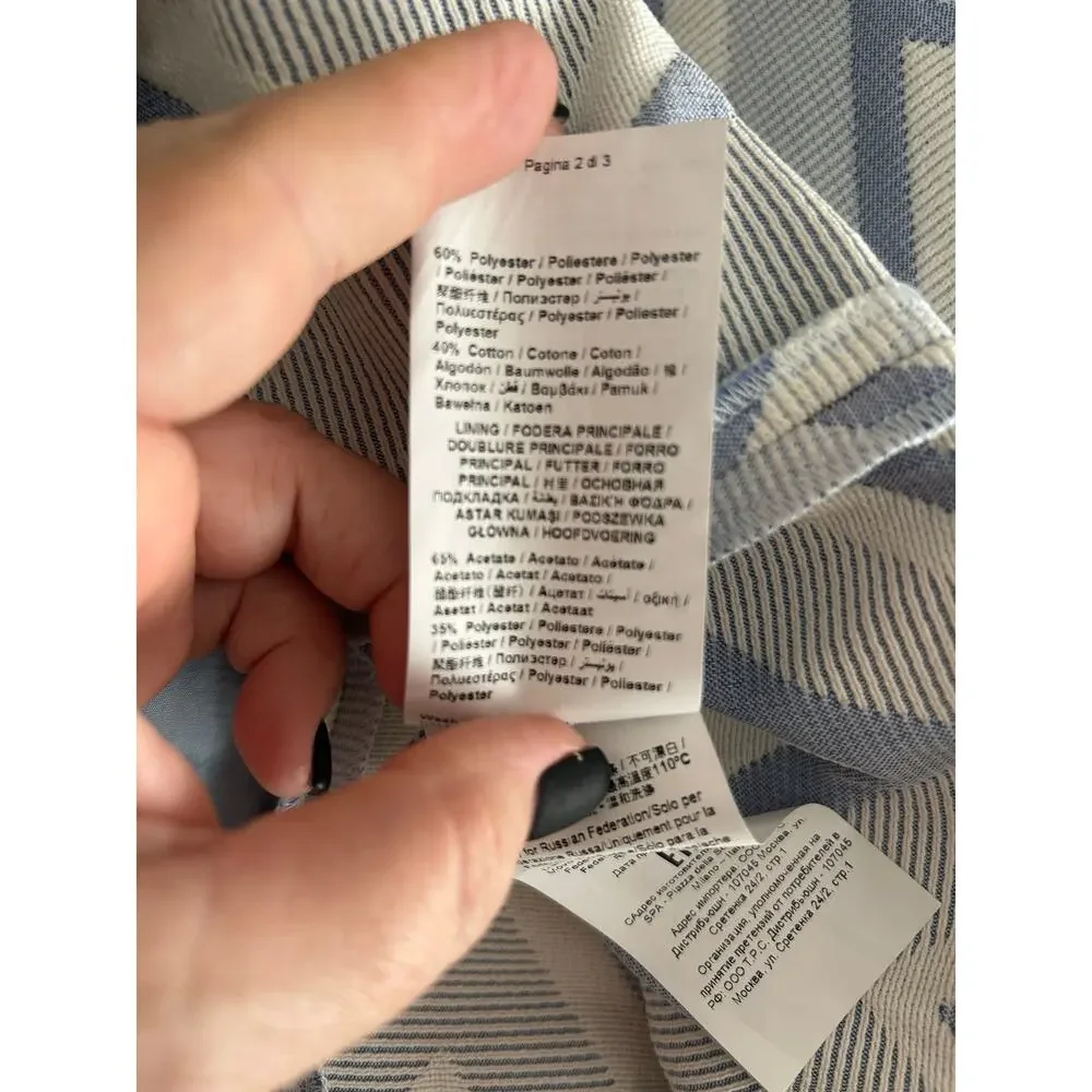 NWT Trussardi Jeans mini skirt with pockets IT size 38